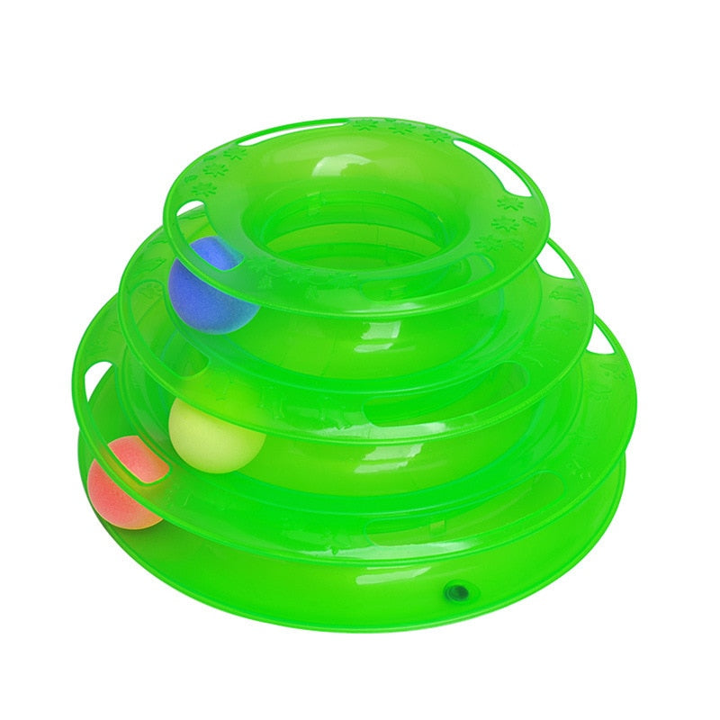 Meow Tower Rollerball Toy