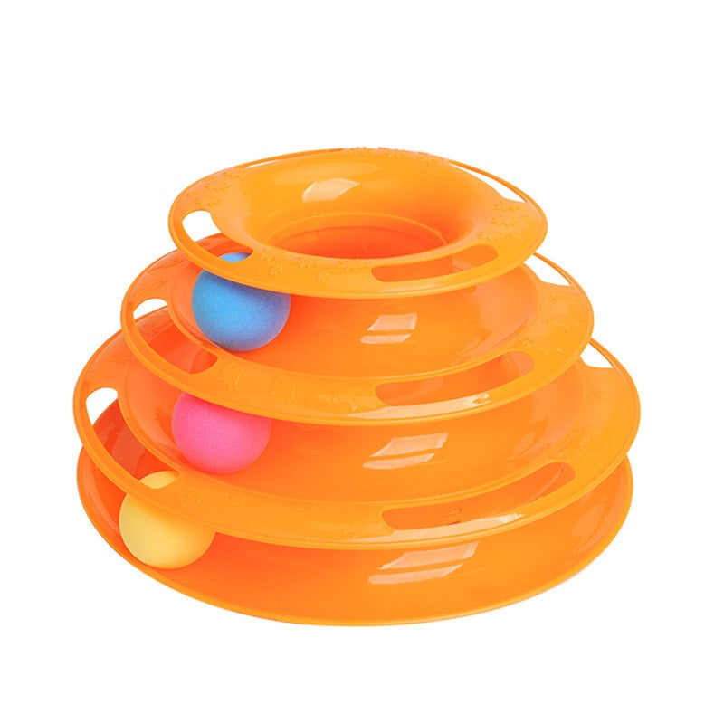 Meow Tower Rollerball Toy